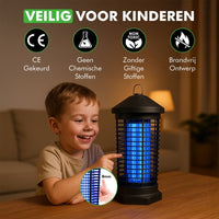 Detail van Travelhawk muggenlamp rooster en materiaal