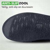 Detail van Travelhawk waterdichte overschoenen materiaal