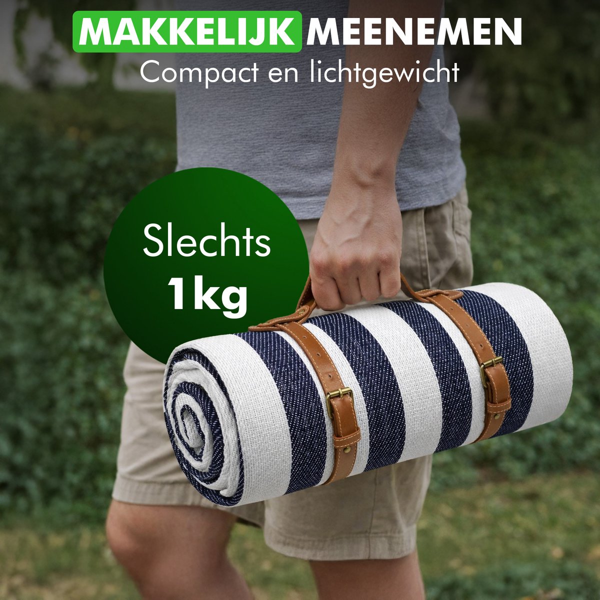 Draagbare stranddeken voor vakanties