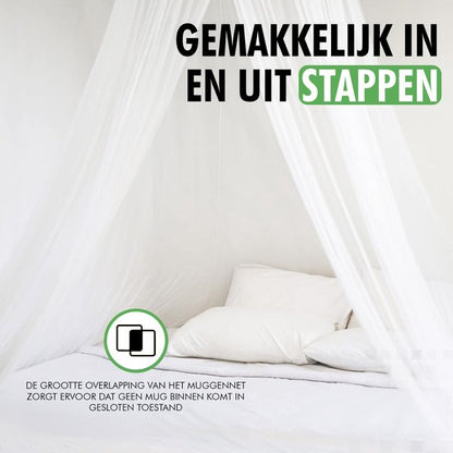 Grote Travelhawk klamboe over bed of hangmat