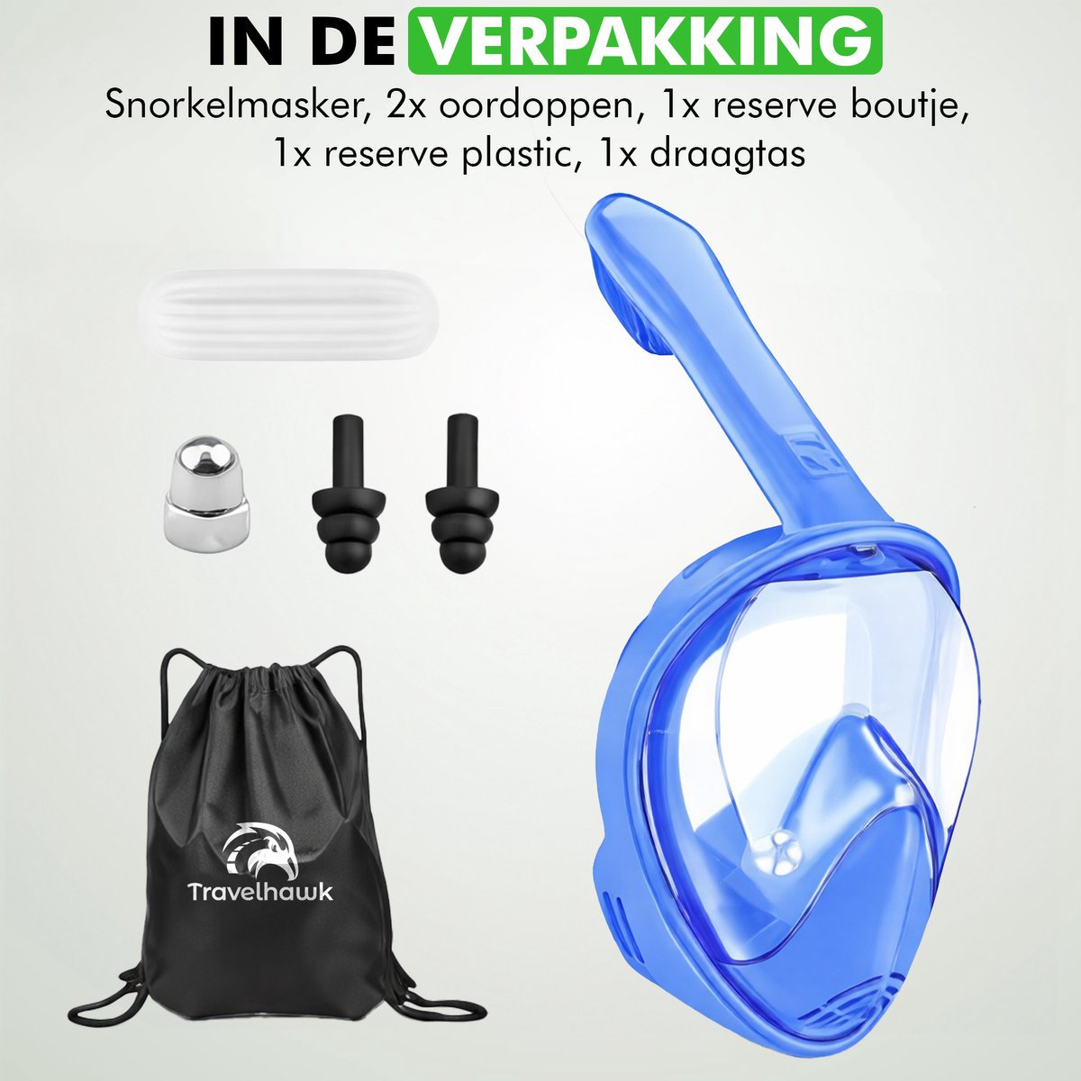Kindvriendelijke snorkelset met anti-lek ontwerp