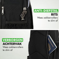 Lichtgewicht crossbody schoudertas van slechts 320 gram