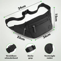 Lichtgewicht heuptasje voor festivals en reizen