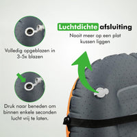 Lichtgewicht kampeerkussen voor backpacken en reizen