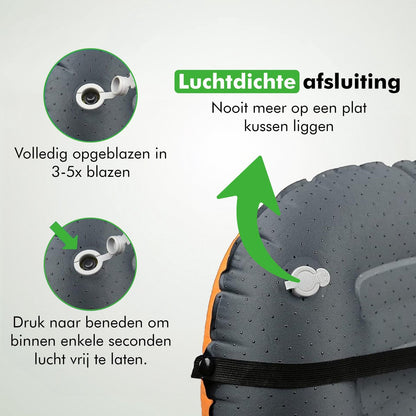 Lichtgewicht kampeerkussen voor backpacken en reizen