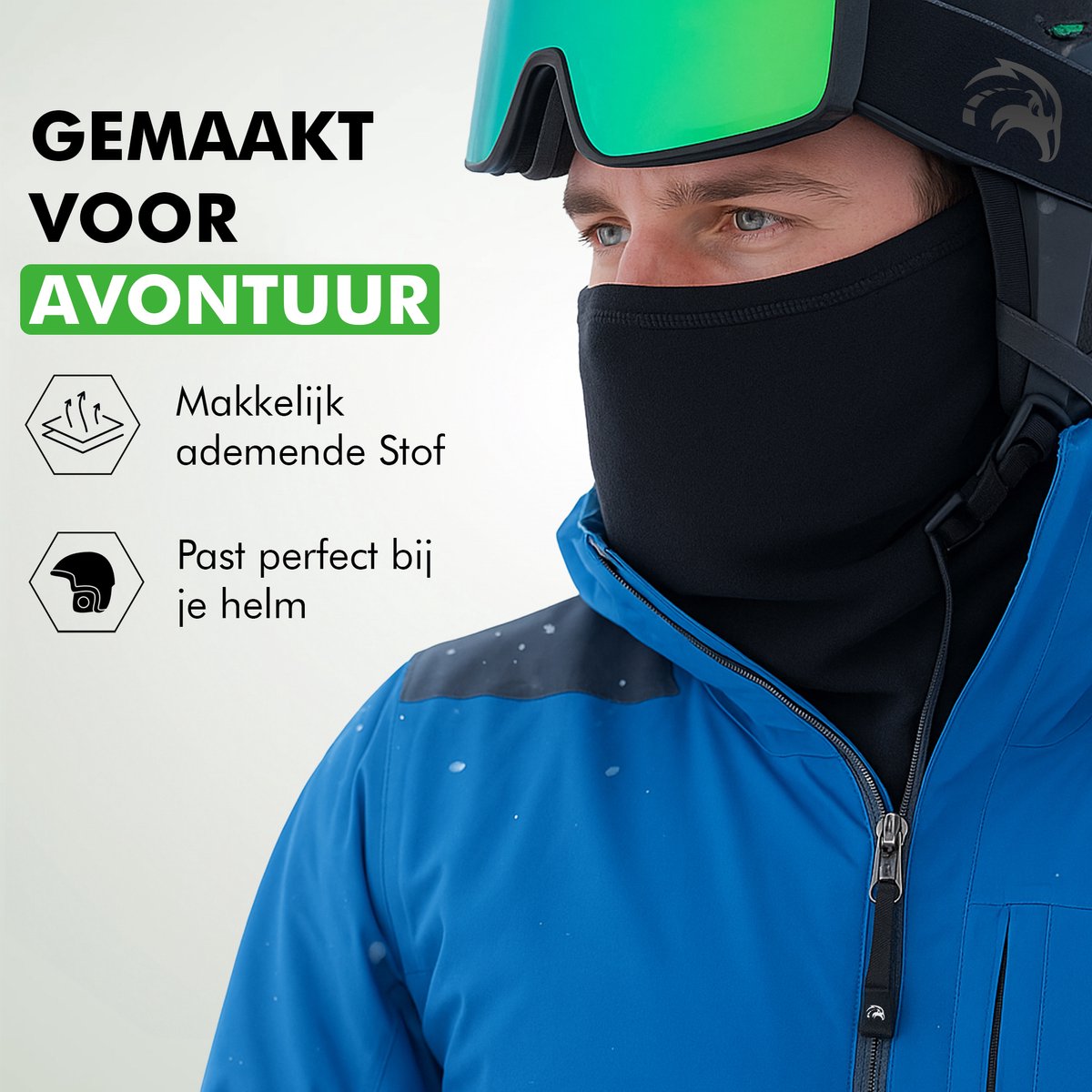 Nekwarmer voor fietsen scooter en motor bescherming tegen wind en kou