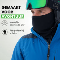 Nekwarmer voor fietsen scooter en motor bescherming tegen wind en kou