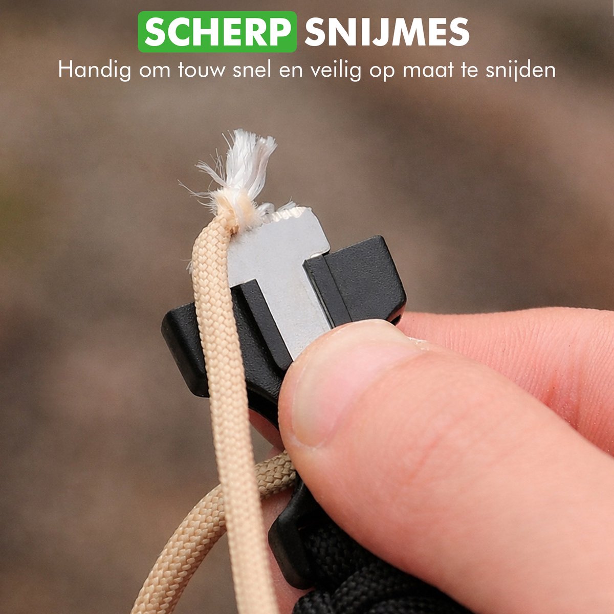 Nylon paracord van Travelhawk survival armband voor outdoor gebruik