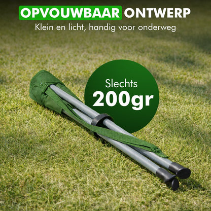 Onderkant Travelhawk opvouwbare kruk met stevige vergrendeling en stabiele basis