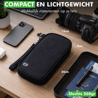 RFID blocking bescherming in Travelhawk travel wallet