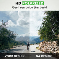 Reflectievermindering gepolariseerde blauwe glazen Travelhawk bril