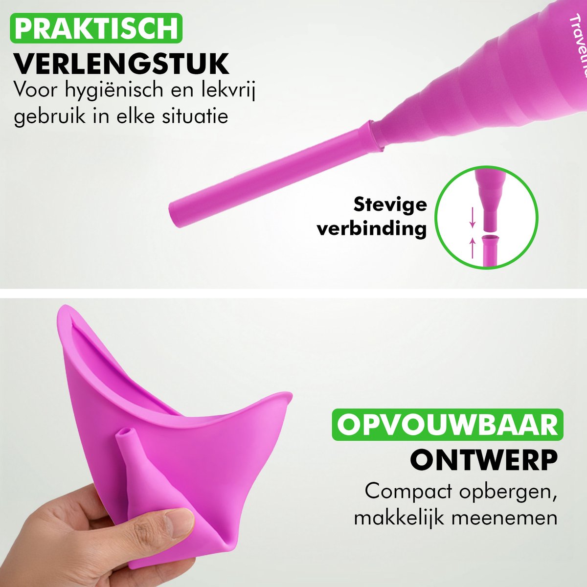Siliconen plastuitje voor vrouwen herbruikbaar