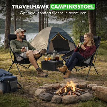 Stevige outdoor stoel met antislip poten