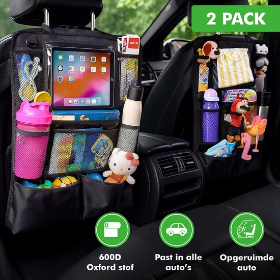 Travelhawk Auto Organizer In Gebruik Achterbank