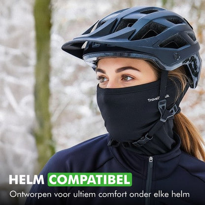 Travelhawk Balaclava Helmmuts Zwart Zijaanzicht