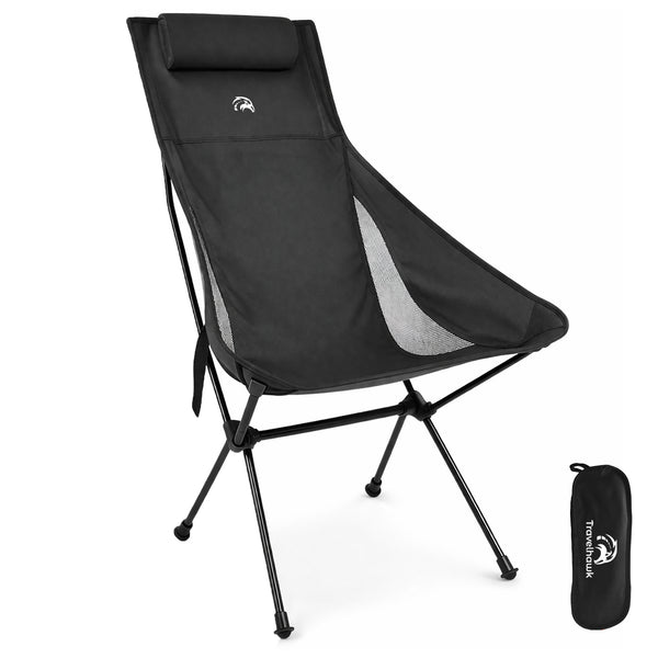 Travelhawk Campingstoel Hoog Opvouwbaar