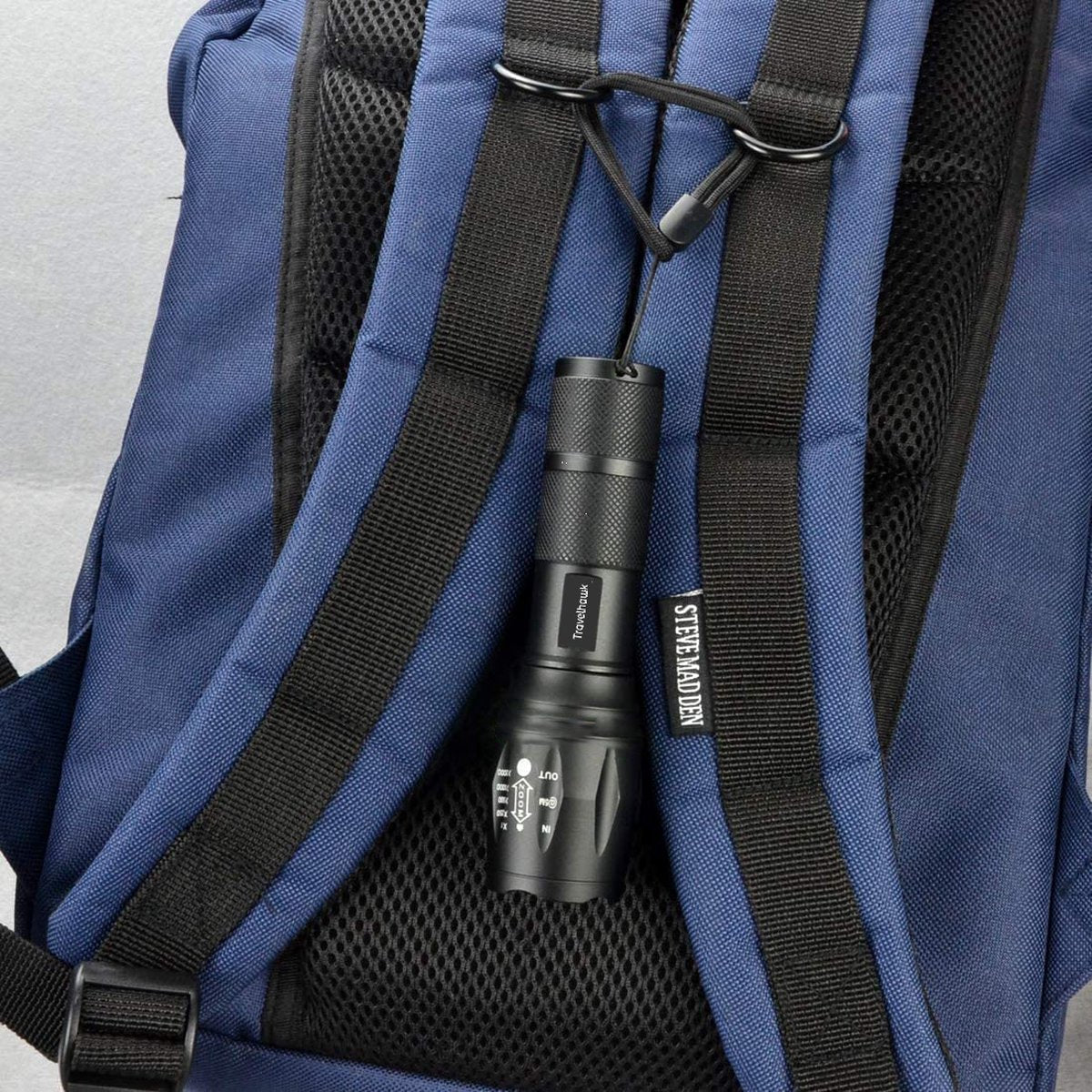 Travelhawk LED zaklamp 2 stuks veelzijdige zaklamp met 5 lichtstanden en SOS functie