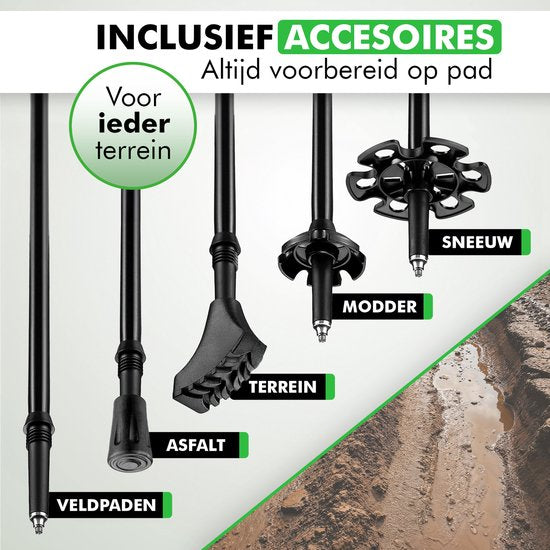 Travelhawk Nordic walking stokken verstelbaar set