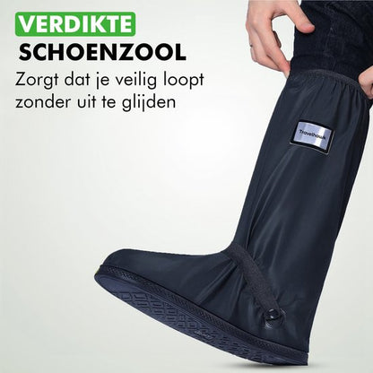 Travelhawk Overschoenen Waterdicht Zwart Detail