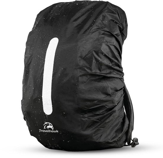 Travelhawk Regenhoes Rugzak 70-80 L Zwart