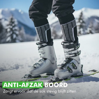 Travelhawk Skisokken Zwart In Gebruik