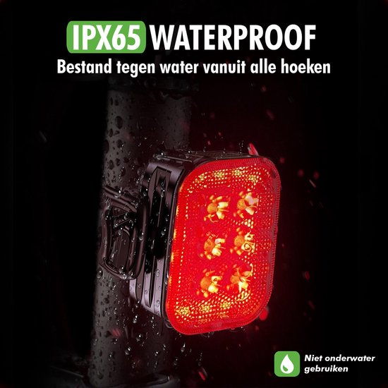 Travelhawk achterlicht LED veiligheid op de fiets