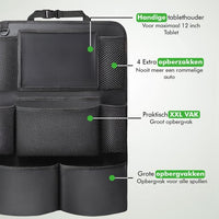 Travelhawk auto organizer autostoel kinder iPad-houder zwart