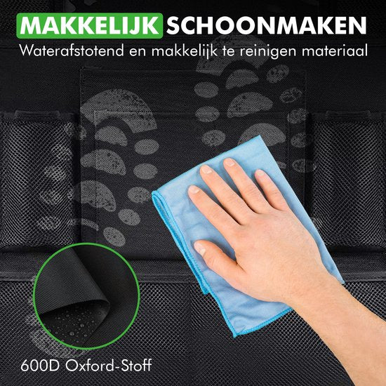 Travelhawk auto organizer zwart groot opbergvak