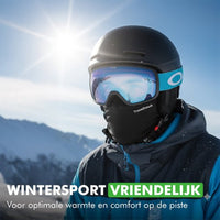 Travelhawk balaclava helmmuts zwart multifunctioneel gebruik