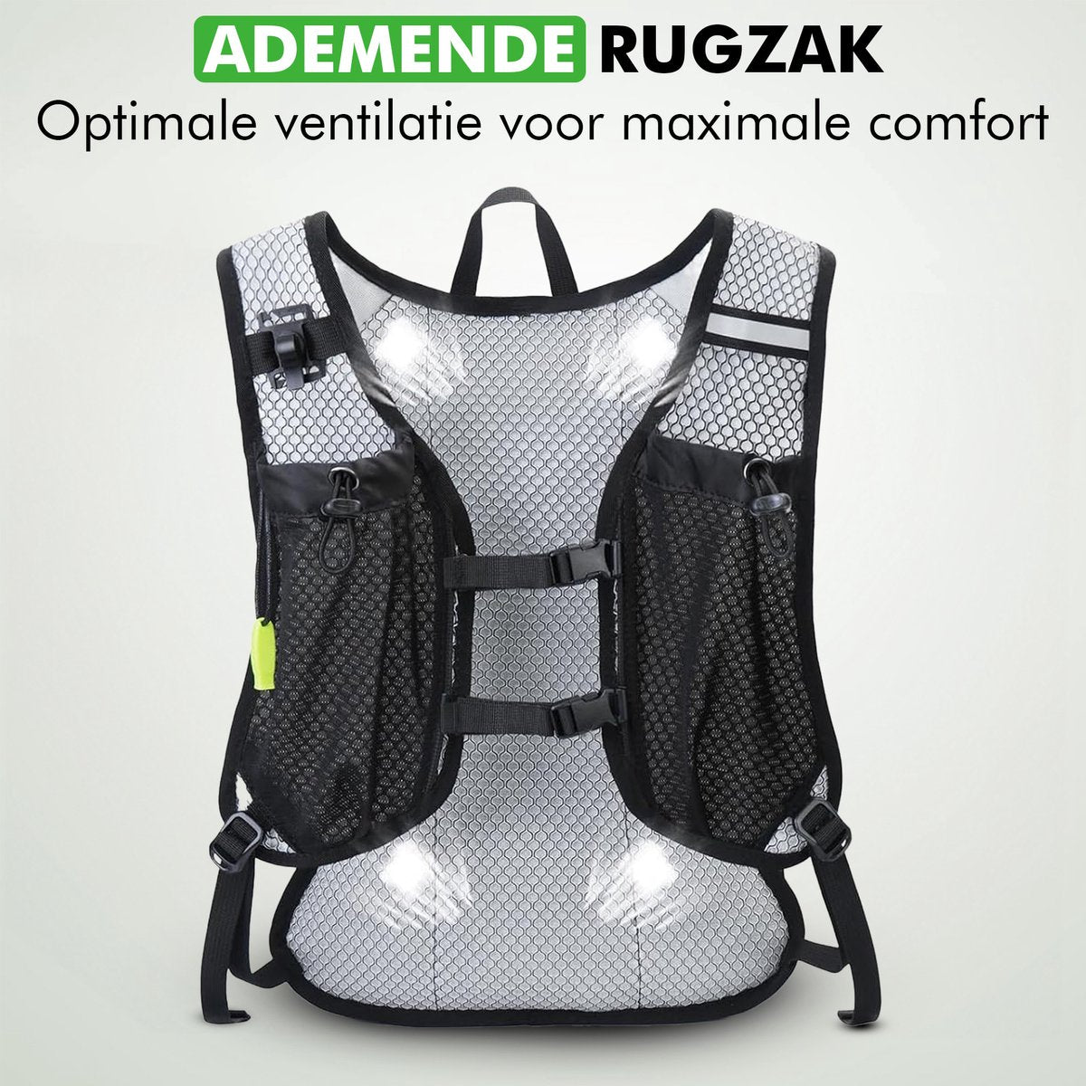 Travelhawk drinkrugzak 12 L gevuld met uitrusting voor outdoor activiteit