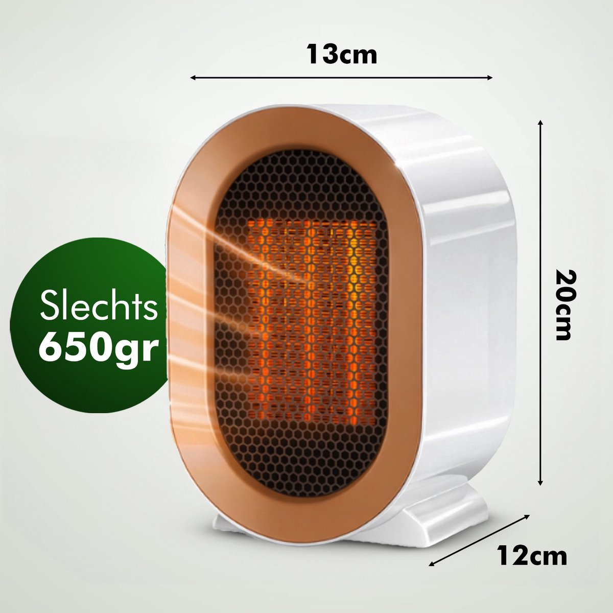 Travelhawk elektrische verwarming zwart compact formaat