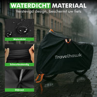 Travelhawk fietshoes waterdicht bescherming tegen regen