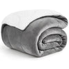 Travelhawk fleece deken 150x200 cm grijs