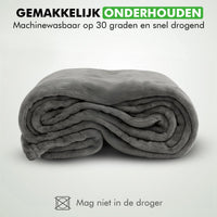 Travelhawk fleece hoodie deken draagbare deken met capuchon en mouwen