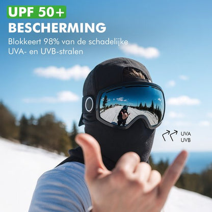 Travelhawk helmmuts balaclava unisex zwart