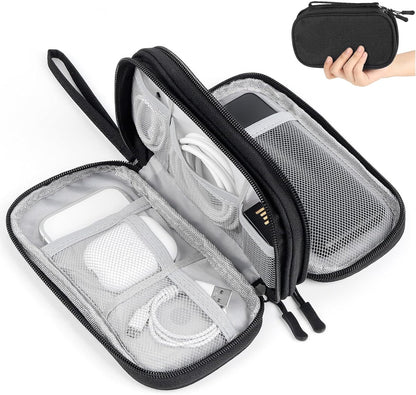 Travelhawk kabel organizer opbergtas small zwart – vrijstaand productbeeld
