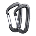 Travelhawk Karabijnhaak Aluminium Zwart