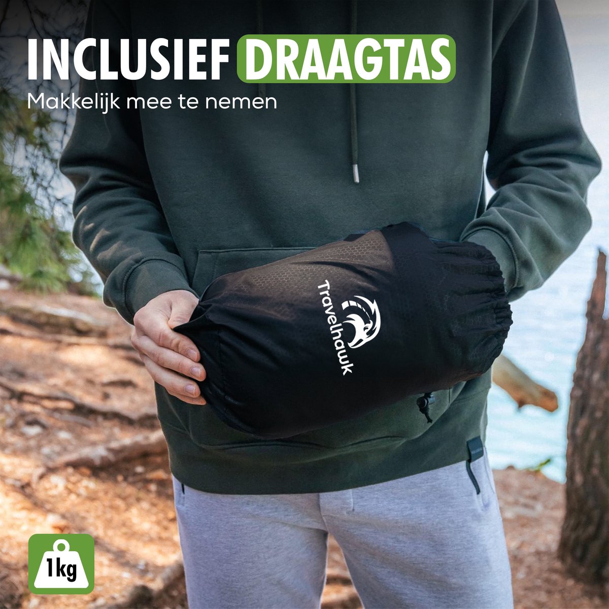 Travelhawk mummy slaapzak met comfortzone 10–20 °C voor lente en zomer