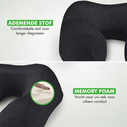 Travelhawk nekkussen vliegtuig comfortabel reiskussen