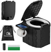 Travelhawk opvouwbaar camping toilet compact formaat
