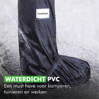 Travelhawk overschoenen waterdicht zwart
