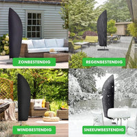 Travelhawk parasolhoes waterdicht materiaal detail