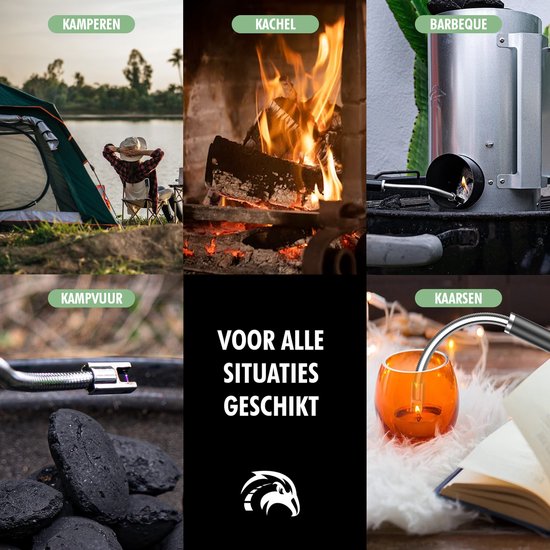 Travelhawk plasma aansteker in hand gebruikt voor kaarsen of barbecue ontsteking