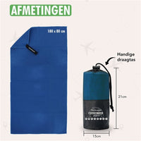 Travelhawk reishanddoek ideaal voor reizen, strand en sport