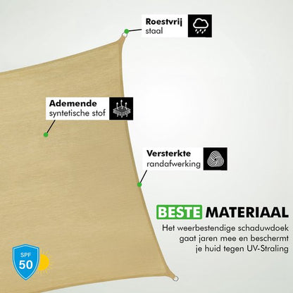 Travelhawk schaduwdoek outdoor zonwering