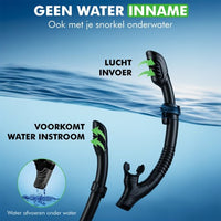 Travelhawk snorkelset masker en snorkel