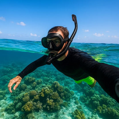 Travelhawk snorkeluitrusting compacte set