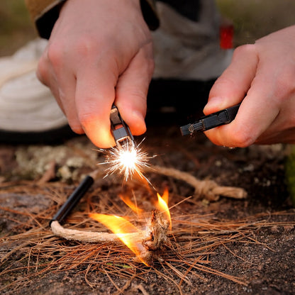 Travelhawk survival armband paracord kit met kompas, fluitje en vuursteen
