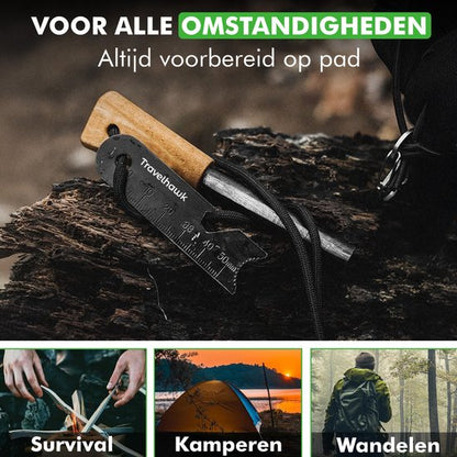 Travelhawk survival kit noodpakket compact en draagbaar