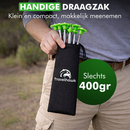Travelhawk tentharing 25 cm lang en 0,8 cm diameter